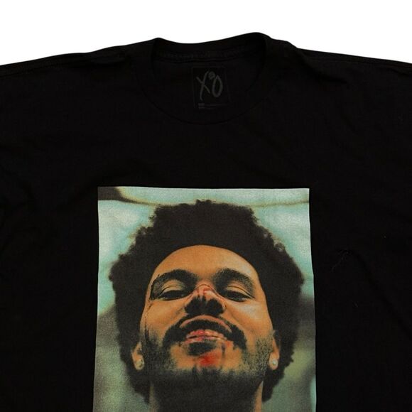 The Weeknd Black XO After Hours Promo Double Sided Graphic Tee Men’s Sz XL - Picture 3 of 6